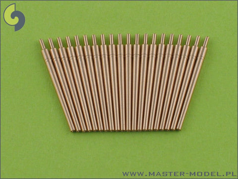 マスター SM-350-017 1/350 アメリカ海軍 5インチ(12.7cm)/38口径砲Mark 12 砲身 ブラストバッグ無し砲塔用 (20本入り)