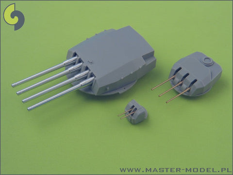 マスター SM-350-039 1/350 リシュリュー 武装 380mm砲(8本), 152mm砲(9本), 100mm砲(12本)