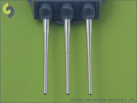 マスター SM-350-041 1/350 アメリカ海軍 16インチ(40.6cm)/50口径砲 Mark 7 砲身 ブラストバッグ付砲塔用 (9本入り) アイオワおよびモンタナ級用