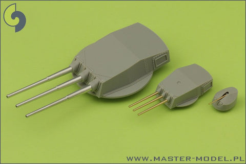 マスター SM-350-064 1/350 R.N. ローマの武装 381mm砲(9本), 152mm砲(12本), 90mm砲(12本)/