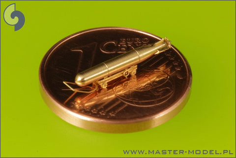 マスター SM-350-072 1/350 アメリカ海軍 空挺魚雷マーク13(22.4インチ)トロリー付 初期型(10本)