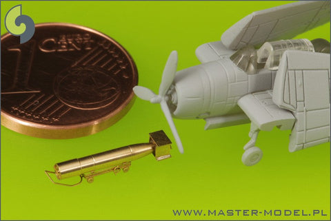 マスター SM-350-073 1/350 アメリカ海軍 空挺魚雷マーク13(22.4インチ)トロリー付 改良型(10本)