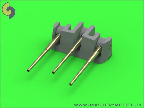 マスター SM-350-079 1/350 HMS ベルファストの武装 6インチ砲(12本), 4インチ砲(12本), 6インチ砲取付用のレジンパーツ付