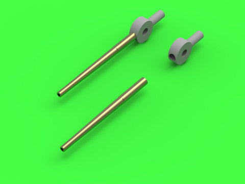 マスター SM-350-099 1/350 アメリカ海軍 アラスカ/グアムの武装 12インチ砲(9本), 5インチ砲(12本), レジン製マウント付砲身 (ホビーボス用)