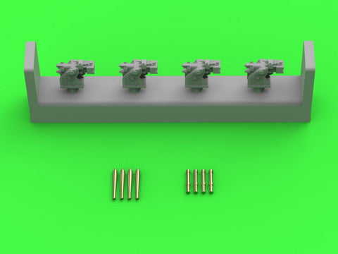 マスター SM-350-102 1/350 フランス海軍 90mm訓練砲 1935年型 リシュリューやダンケルク級用 (レジン, エッチングパーツ および挽物パーツ) (4本入り)