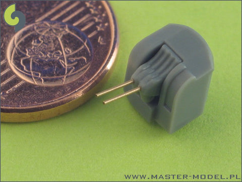 マスター SM-700-007 1/700 日本海軍 89式砲 12.7cm(5インチ)/40口径の砲身 (12本入り) 大半の1/700 日本海軍 軍艦 用