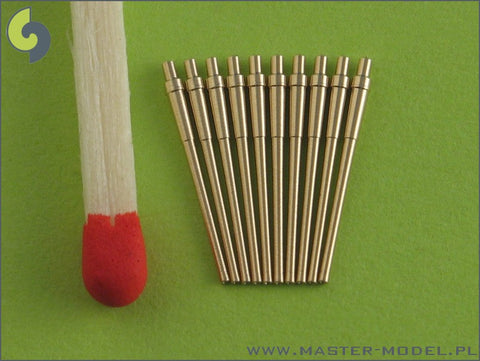 マスター SM-700-008 1/700 日本海軍 五十口径三年式二号二〇糎砲の砲身 ブラストバッグなしの砲塔用 (10本入り)大半の1/700 日本海軍 巡洋艦 用