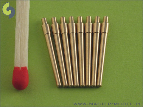 マスター SM-700-014 1/700 イギリス海軍 15インチ(38.1cm)/42口径砲 Mark I 砲身 ブラストバッグ付砲塔用 (8本入り) クイーンエリザベス, リベンジ, レパルス, フード, バンガード級用