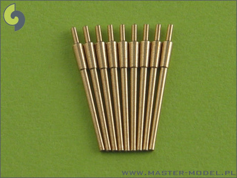 マスター SM-700-016 1/700 アメリカ海軍 8インチ(20.3cm)/55口径砲 Mark 12の砲身 (9本入り) 後期型のニューオリンズ級その他のアメリカの巡洋艦用