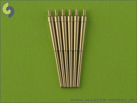 マスター SM-700-023 1/700 ドイツ海軍 28cm(11インチ)/52口径 SKC/28海軍砲 砲身(6本入り) リュツォ(元ドイツの), アドミラルシェアー, アドミラルグラーフシュペー用