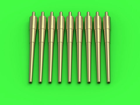 マスター SM-700-057 1/700 アメリカ海軍 8インチ(20.3cm)/55口径砲 Mark 9の砲身 (9本入り) レキシントン, ペンサコーラ, ノーザンプトン, 初期のニューオリンズ および インディアナポリス級用