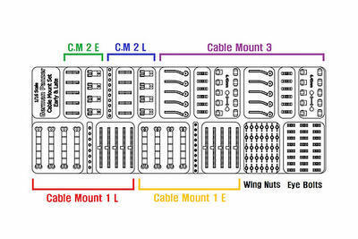 MJミニチュア MJEZ16001 1/16 WWIIドイツ陸軍 ケーブルマウントセット