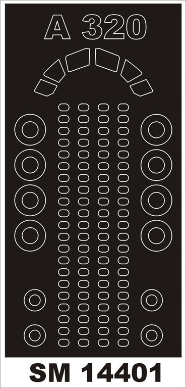 モンテックス SM14401 1/144 A-320(ズベズダ用) ミニマスク