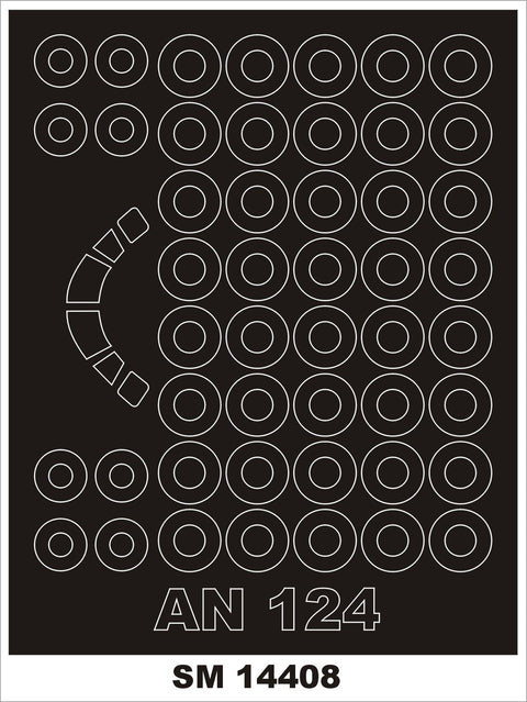 モンテックス SM14408 1/144 An-124 ルスラーン(レベル用) ミニマスク