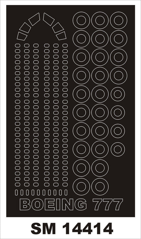 モンテックス SM14414 1/144 ボーイング 777-300(ズベズダ用) ミニマスク