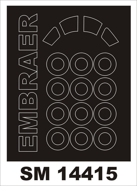 モンテックス SM14415 1/144 エンブラエル 195(レベル用) ミニマスク