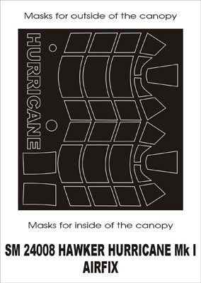 モンテックス SM24008 1/24 ハリケーン Mk I(エアフィックス用) ミニマスク