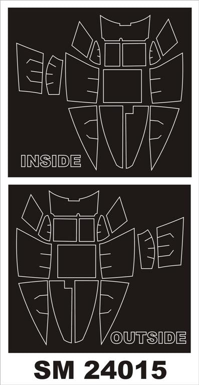モンテックス SM24015 1/24 DH モスキート(エアフィックス用) ミニマスク