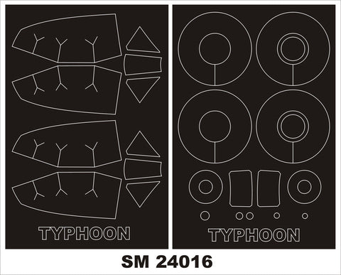 モンテックス SM24016 1/24 タイフーン iB(エアフィックス用) ミニマスク