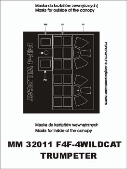 モンテックス SM32011 1/32 F-4F4 ワイルドキャット(トランぺッター用) ミニマスク
