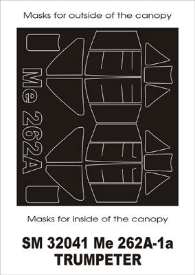 モンテックス SM32041 1/32 Me-262 シュヴァルベ(トランぺッター用) ミニマスク