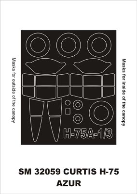モンテックス SM32059 1/32 カーチス H-75(アズール用) ミニマスク