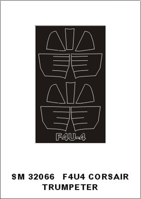 モンテックス SM32066 1/32 F4U4 コルセア(トランぺッター用) ミニマスク