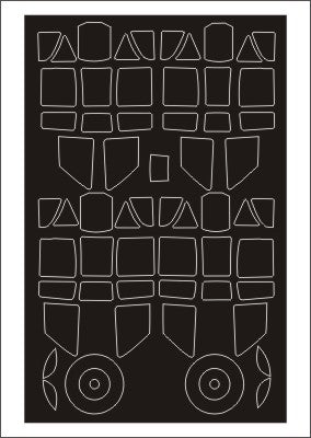 モンテックス SM32071 1/32 キ61 飛燕(ハセガワ用) ミニマスク