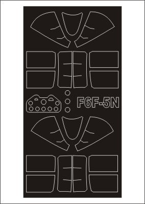 モンテックス SM32073 1/32 F6F-5 ヘルキャット(トランぺッター用) ミニマスク