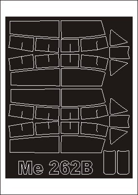 モンテックス SM32077 1/32 Me-262B-1(トランぺッター用) ミニマスク