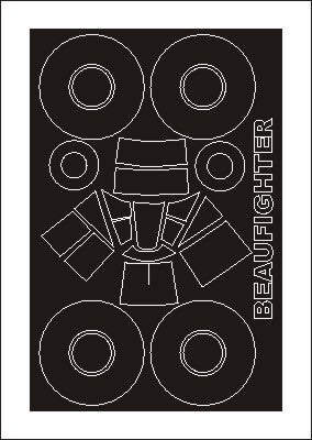 モンテックス SM32080 1/32 ブリストル ボーファイター IF(レベル用) ミニマスク