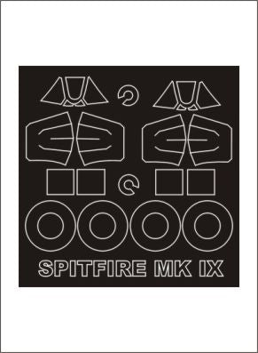 モンテックス SM32086 1/32 スピットファイア MkIX(PCM用) ミニマスク