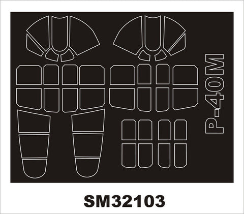 モンテックス SM32103 1/32 P-40M (ハセガワ用) ミニマスク