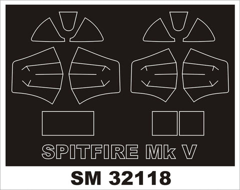 モンテックス SM32118 1/32 スピットファイア VB (ホビーボス用) ミニマスク