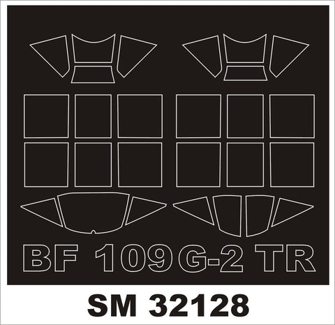 モンテックス SM32128 1/32 Bf 109G-2(トランぺッター用) ミニマスク