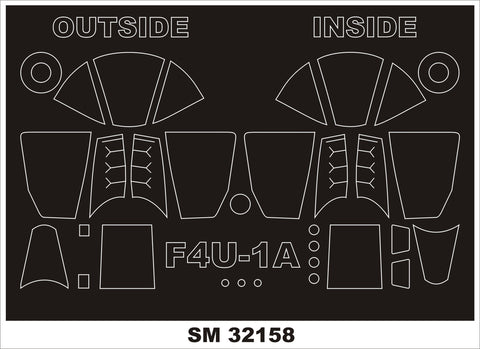 モンテックス SM32158 1/32 F4U-1A コルセア(タミヤ用) ミニマスク