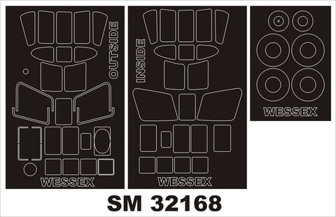 モンテックス SM32168 1/32 ウェストランド ウェセックス(フライ用) ミニマスク