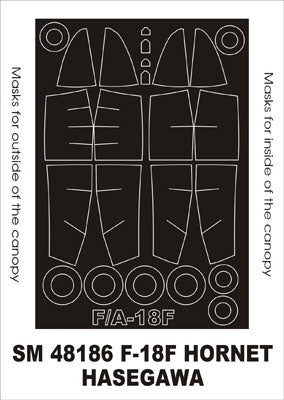 モンテックス SM48186 1/48 F/A-18 ホーネット(ハセガワ用) ミニマスク