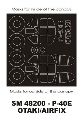 モンテックス SM48200 1/48 P-40EOtaki/Aifix ミニマスク