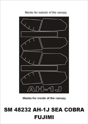 モンテックス SM48232 1/48 AH-1J シー コブラ (イタレリ用) ミニマスク