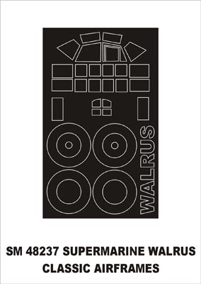 モンテックス SM48237 1/48 ウォーラス(クラシックエアフレーム用) ミニマスク