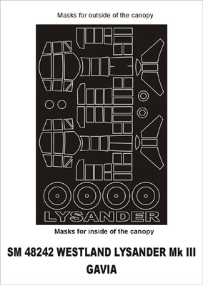 モンテックス SM48242 1/48 ライサンダー IIIGavia ミニマスク