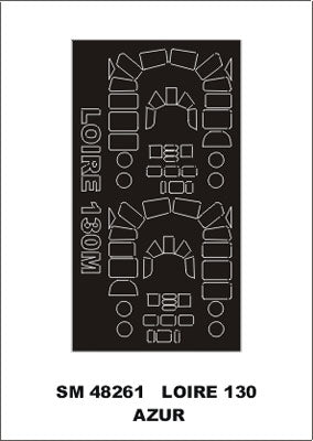 モンテックス SM48261 1/48 ロワール 130M(アズール用) ミニマスク