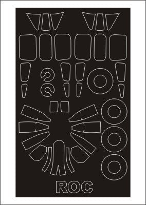 モンテックス SM48277 1/48 ブラックバーン Roc(スペシャルホビー用) ミニマスク