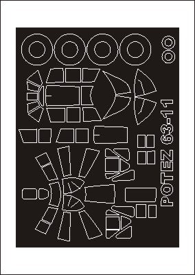 モンテックス SM48285 1/48 ポテ 63-11(アズール用) ミニマスク