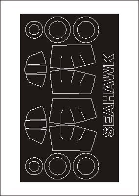 モンテックス SM48286 1/48 シーホーク FGA(トランぺッター用) ミニマスク