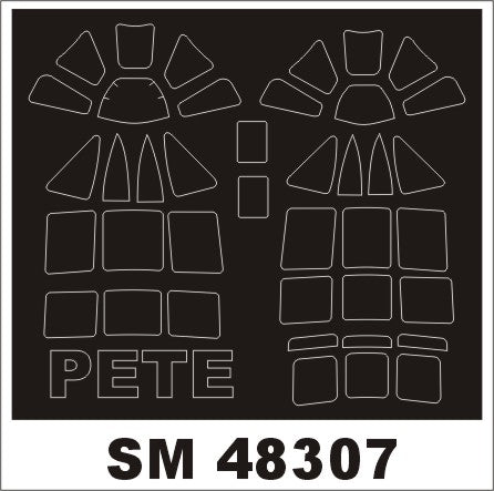 モンテックス SM48307 1/48 F1M2 ポテ(ハセガワ用) ミニマスク
