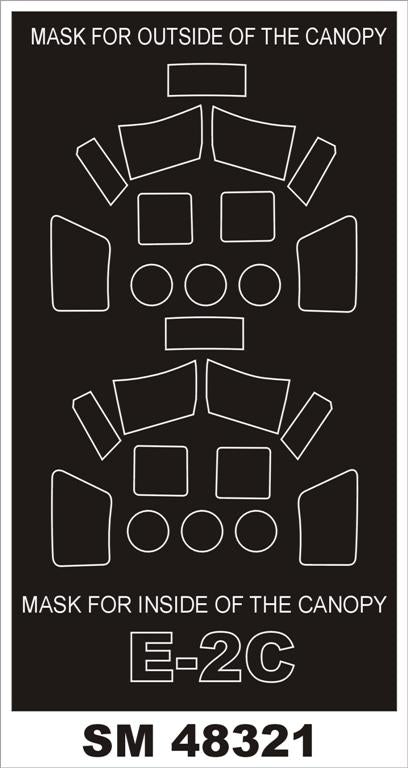 モンテックス SM48321 1/48 E2C ホークアイ(キネティック用) ミニマスク