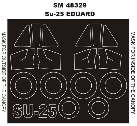 モンテックス SM48329 1/48 Su-25 (エデュアルド用) ミニマスク