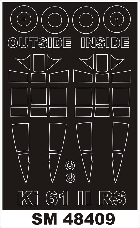 モンテックス SM48409 1/48 キ61 II 飛燕(RSモデル用) ミニマスク